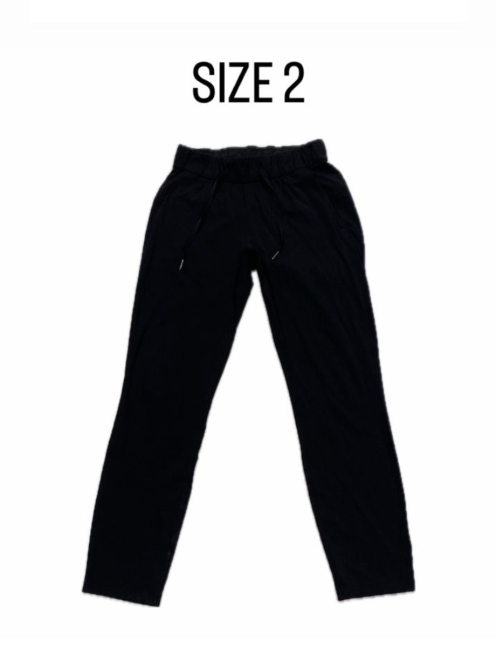 Lululemon On The Fly Pant 7/8 Black Size 2